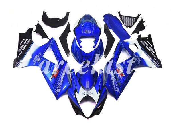 4 подарки мотоцикл новый abs полный комплект обтекатели fit для suzuki gsx-r1000 2007 2008 07 08 gsxr1000 k7 набор тела пользовательские син
4 подарки мотоцикл новый abs полный комплект обтекатели fit для suzuki gsx-r1000 2007 2008 07 08 gsxr1000 k7 набор тела пользовательские син