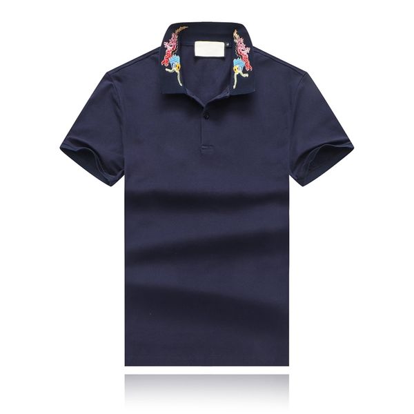 19SS Summer New Men's Wear Designer T-shirt Collar Dragon Embroidery Designer Polo Shirt Pure Cotton Breathable Lapel Shirt
19SS Summer New Men's Wear Designer T-shirt Collar Dragon Embroidery Designer Polo Shirt Pure Cotton Breathable Lapel Shirt