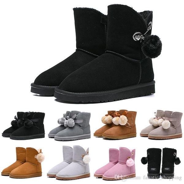 ale fashion luxury designer women boots wgg ankle knee australia snow booties bailey hairball ladies bow tie womens winter boot 36-41, Black
ale fashion luxury designer women boots wgg ankle knee australia snow booties bailey hairball ladies bow tie womens winter boot 36-41, Black