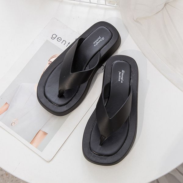 women slippers flat bottom non slip flip flops female 2020 new summer ladies soft sole slides outdoor casual beach sandals, Black
women slippers flat bottom non slip flip flops female 2020 new summer ladies soft sole slides outdoor casual beach sandals, Black