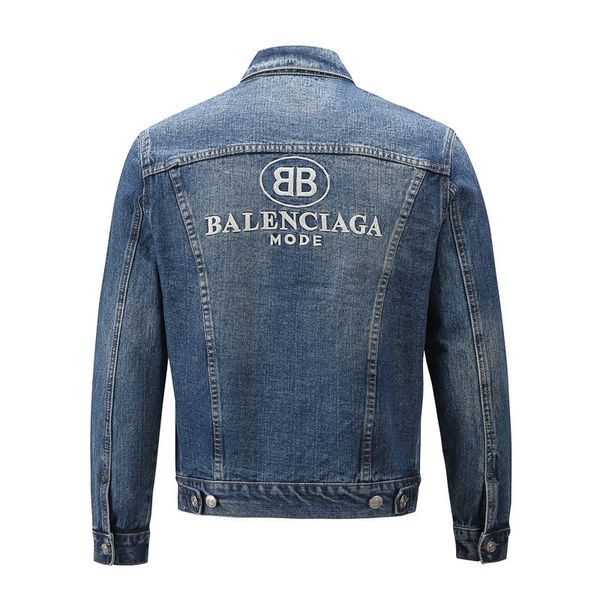 originals fashion balen x denim collection jeans jackets hip hop ripped designer white blue coats long sleeved jacket clothing, Blue;black
originals fashion balen x denim collection jeans jackets hip hop ripped designer white blue coats long sleeved jacket clothing, Blue;black
