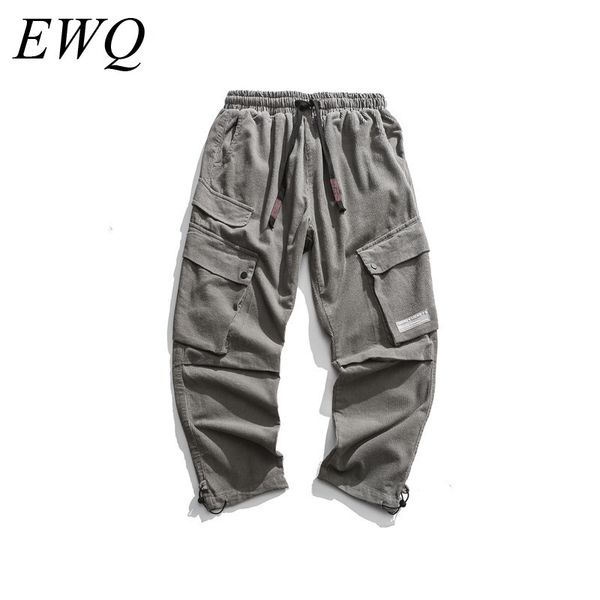 ewq / men's wear can ship 2020 spring new overalls with three-dimensional pocket loose casual trousers fashion bottoms 9y838, Black
ewq / men's wear can ship 2020 spring new overalls with three-dimensional pocket loose casual trousers fashion bottoms 9y838, Black