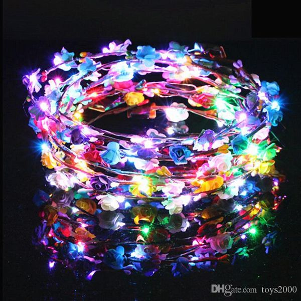 led light flower wreaths bohemia style wedding party bride children headwear decor glow floral crown beach holiday garland 2 6xf yy
led light flower wreaths bohemia style wedding party bride children headwear decor glow floral crown beach holiday garland 2 6xf yy