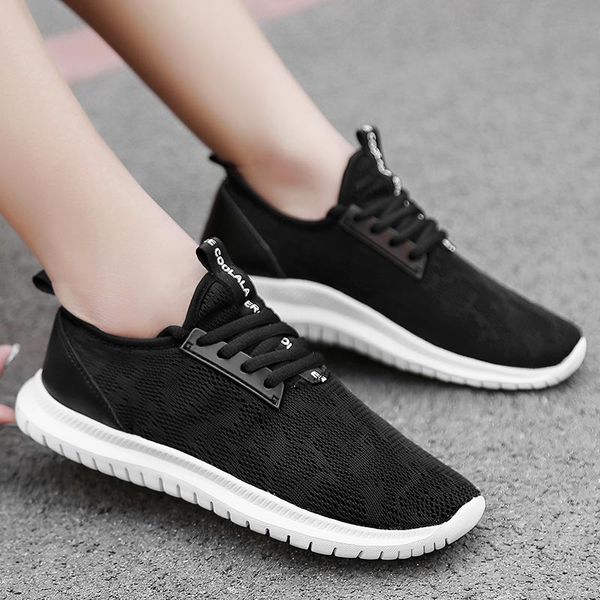 big size light weight women's sport shoes summer gym shoes women mesh sneakers women breathe running sports black a-304
big size light weight women's sport shoes summer gym shoes women mesh sneakers women breathe running sports black a-304