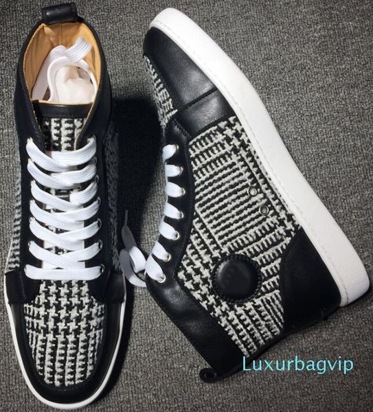 luxury high spikes sneakers shoes for women men red bottom casual walking perfect rivets skateboarding designer sports shoes, Black
luxury high spikes sneakers shoes for women men red bottom casual walking perfect rivets skateboarding designer sports shoes, Black
