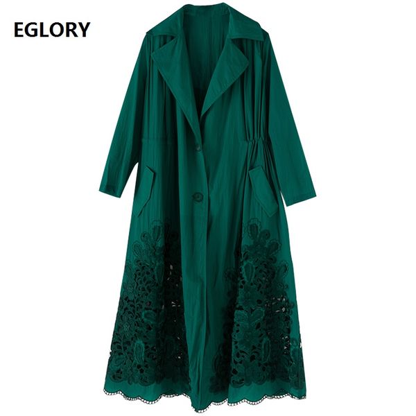 women's trench coats casacos feminino 2021 spring summer long women luxurious embroidery single breasted casual overcoats plus size 4xl, Tan;black
women's trench coats casacos feminino 2021 spring summer long women luxurious embroidery single breasted casual overcoats plus size 4xl, Tan;black