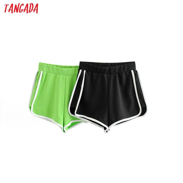 tangada women basic green shorts elastic waist female summer causal wear black shorts pantalones cortos 6a160, White;black
tangada women basic green shorts elastic waist female summer causal wear black shorts pantalones cortos 6a160, White;black