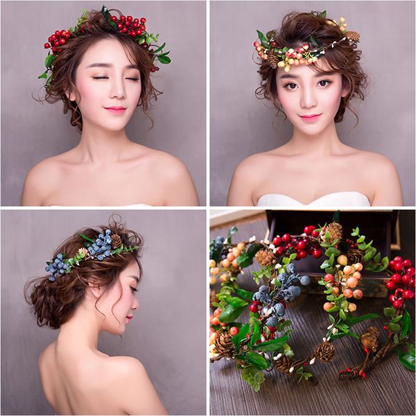 new selling bride mori head flower color fruit wreath wedding wedding tiara hair accessories bridal jewelry
new selling bride mori head flower color fruit wreath wedding wedding tiara hair accessories bridal jewelry