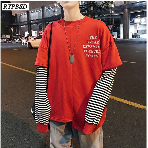 spring 2019 new korean fashion oversize men sweatshirt round neck men loose streetwear hip hop pullover hoodies, Black
spring 2019 new korean fashion oversize men sweatshirt round neck men loose streetwear hip hop pullover hoodies, Black