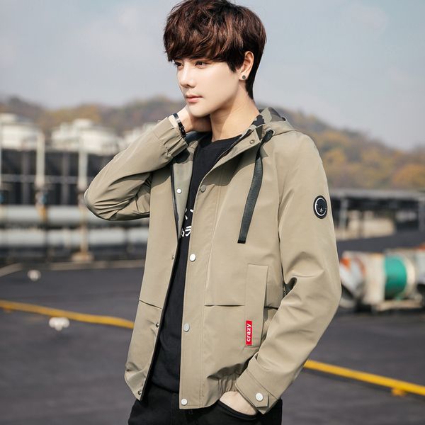 tang jacket men 2019 autumn business casual brand clothes mens stand collar jackets and coats with zipper pocket masculinity, Black;brown
tang jacket men 2019 autumn business casual brand clothes mens stand collar jackets and coats with zipper pocket masculinity, Black;brown