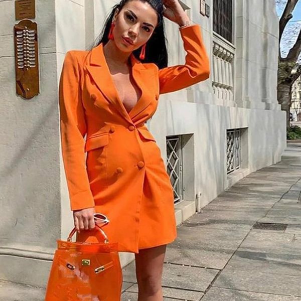 women blazer fall 2019 black jacket blazer long women double breasted female dress long sleeve elegant jacket office, White;black
women blazer fall 2019 black jacket blazer long women double breasted female dress long sleeve elegant jacket office, White;black