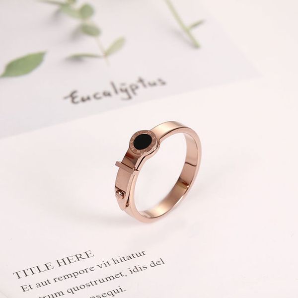 women shell roman numbers rings fashion brand stainless steel rose gold round finger rings female wedding gift, Silver
women shell roman numbers rings fashion brand stainless steel rose gold round finger rings female wedding gift, Silver