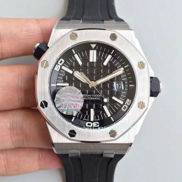 men's luxury 15710 42mm automatic sapphire glass stainless steel watch 2020, Slivery;brown
men's luxury 15710 42mm automatic sapphire glass stainless steel watch 2020, Slivery;brown