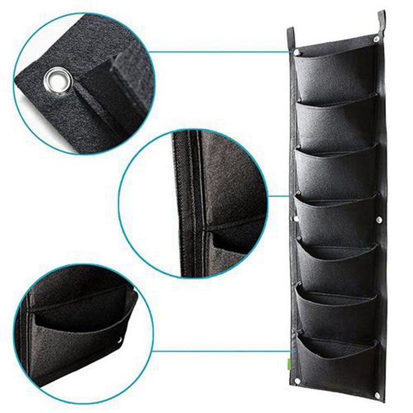 2/3/4/6/7/12 pocket felt vertical gardening flower pots planter hanging pots planter on wall garden green field wall mounted bag
2/3/4/6/7/12 pocket felt vertical gardening flower pots planter hanging pots planter on wall garden green field wall mounted bag