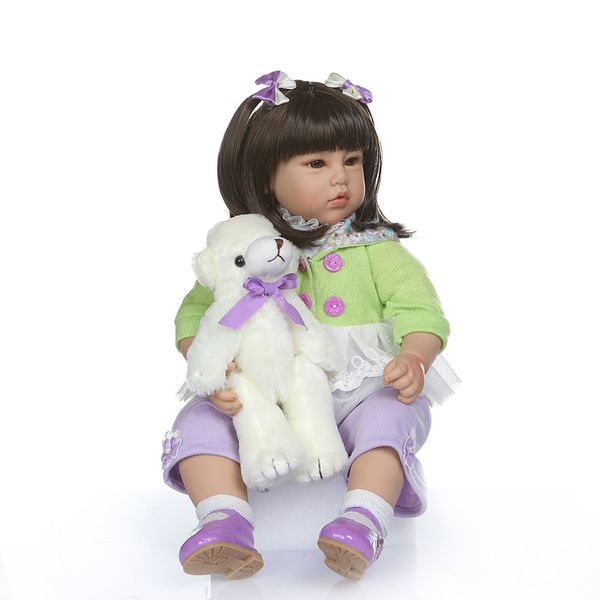 50cm real baby size long straight hair princess reborn toddler girl doll asian bebe doll realista toys for children gifts
50cm real baby size long straight hair princess reborn toddler girl doll asian bebe doll realista toys for children gifts