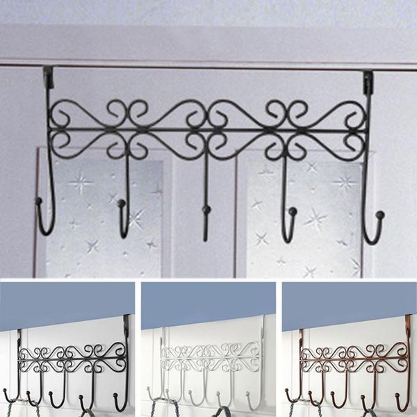 1pc 5 door hooks design home bathroom kitchen organizer hat towel coat clothes hanger door wall hooks hanging rack holder
1pc 5 door hooks design home bathroom kitchen organizer hat towel coat clothes hanger door wall hooks hanging rack holder