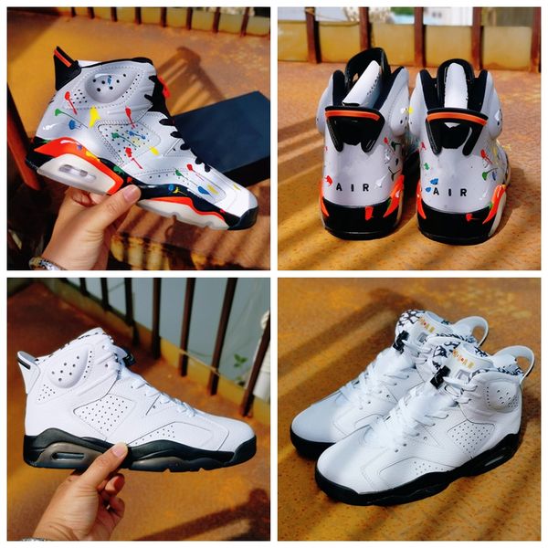 2020 new 6 sport blue mens basketball shoes 6s tie dye 3m reflective sliver graffiti valentine day trainers women sports sneakers 36-47, White;red
2020 new 6 sport blue mens basketball shoes 6s tie dye 3m reflective sliver graffiti valentine day trainers women sports sneakers 36-47, White;red
