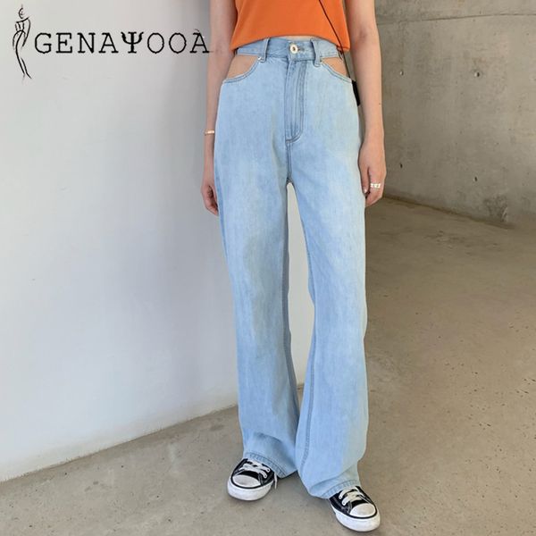 genayooa high waist boyfriend jeans for women hollow out waist beladies denim jeans woman wide leg pants korean 2019, Blue
genayooa high waist boyfriend jeans for women hollow out waist beladies denim jeans woman wide leg pants korean 2019, Blue