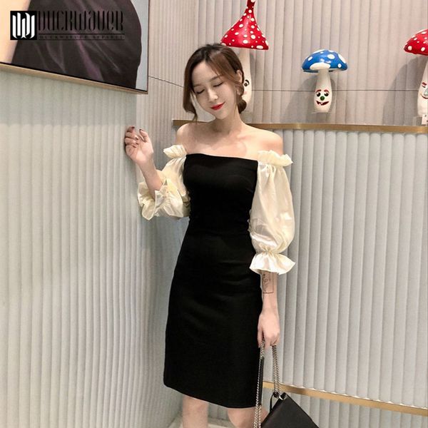 duckwaver elegant slash neck lace up women black dress long sleeve bodycon short mini dress sashes plus size ladies party, Black;gray
duckwaver elegant slash neck lace up women black dress long sleeve bodycon short mini dress sashes plus size ladies party, Black;gray