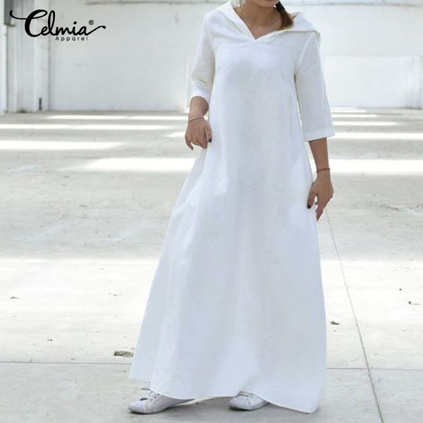 s-5xl women vintage hoodies dress celmia 2019 fashion 3/4 sleeve female casual long maxi dresses pockets loose vestidos robe 7, Black;gray
s-5xl women vintage hoodies dress celmia 2019 fashion 3/4 sleeve female casual long maxi dresses pockets loose vestidos robe 7, Black;gray