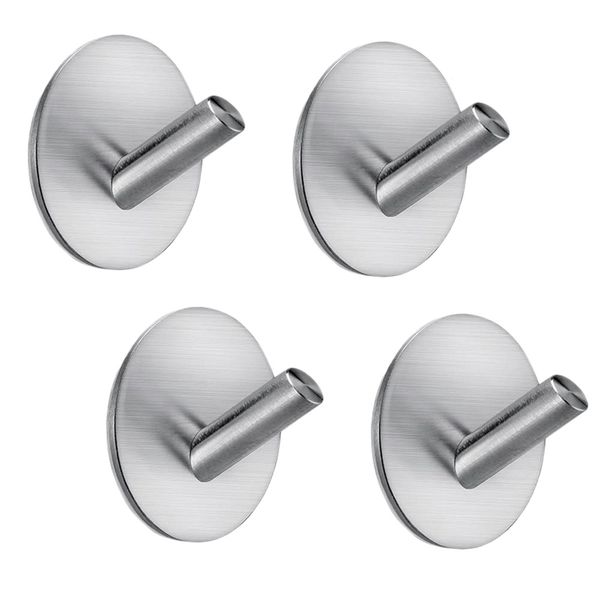 4 packs adhesive hooks wall hooks hanger bathroom office for hanging kitchen bathroom home stick on wall stainless
4 packs adhesive hooks wall hooks hanger bathroom office for hanging kitchen bathroom home stick on wall stainless