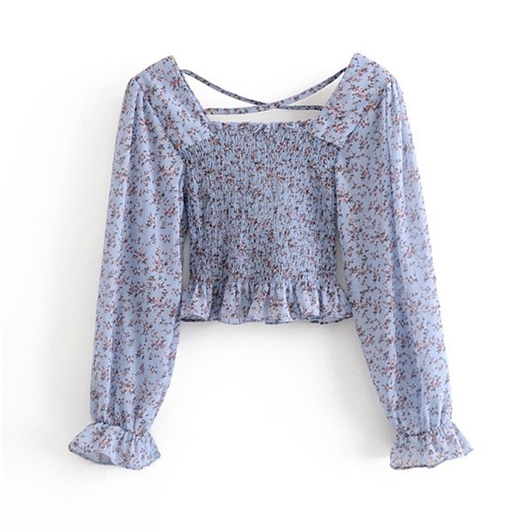 chic ruffles floral print chiffon blouse women fashion long sleeve stretchy crop square collar elegant bodycon shirt blusas, White
chic ruffles floral print chiffon blouse women fashion long sleeve stretchy crop square collar elegant bodycon shirt blusas, White