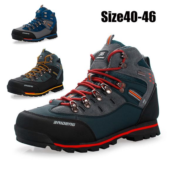 men outdoor trekking hiking boots waterproof mountain boots climbing shoes
men outdoor trekking hiking boots waterproof mountain boots climbing shoes