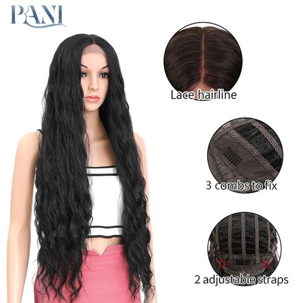 pani 38 inch long curly synthetic lace wigs for women and girl black brown ombre lace wigs with natural hairline middle part
pani 38 inch long curly synthetic lace wigs for women and girl black brown ombre lace wigs with natural hairline middle part