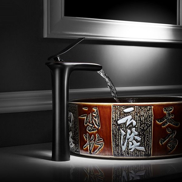 brass waterfall personality wash basin above counter basins bathroom cabinet faucet bathroom european black paint faucets
brass waterfall personality wash basin above counter basins bathroom cabinet faucet bathroom european black paint faucets