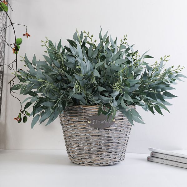 artificial willow bouquet fake leaves for home christmas wedding decoration jugle party willow vine faux foliage plants wreath
artificial willow bouquet fake leaves for home christmas wedding decoration jugle party willow vine faux foliage plants wreath