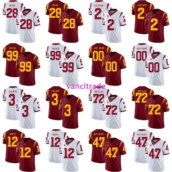 2019 ncaa football usc trojans 28 cedric ware 2 adoree jackson 99 antwaun woods 3 palmer 72 wheeler 12 white 47 matthews jerseys, Black;red
2019 ncaa football usc trojans 28 cedric ware 2 adoree jackson 99 antwaun woods 3 palmer 72 wheeler 12 white 47 matthews jerseys, Black;red