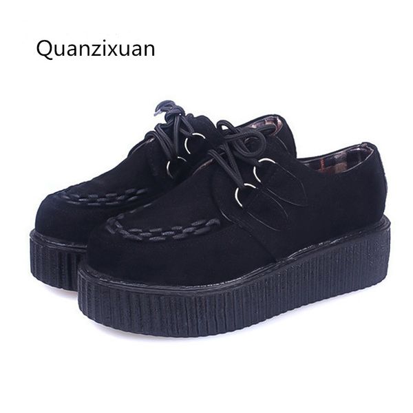 creepers women shoes women flats lace-up creepers platform shoes suede comfort ladies black espadrilles female plus size
creepers women shoes women flats lace-up creepers platform shoes suede comfort ladies black espadrilles female plus size