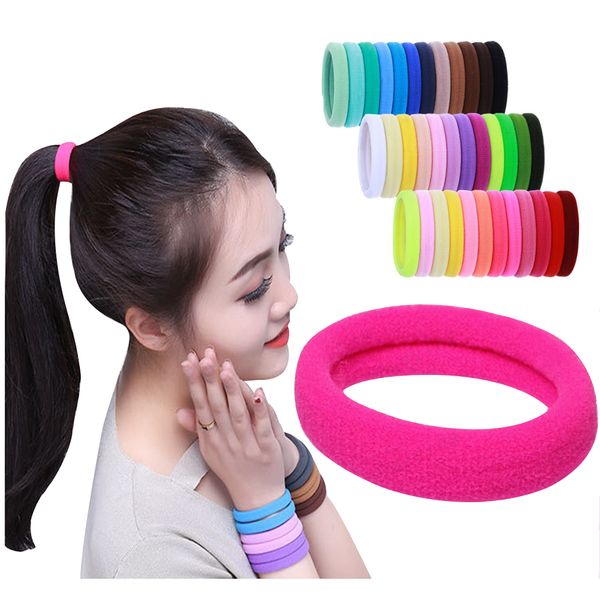 

4.3cm hair scrunchies girls headbands hair holders women tie gum rubber bands girls elastics accessories girl headwear 30pcs/lot