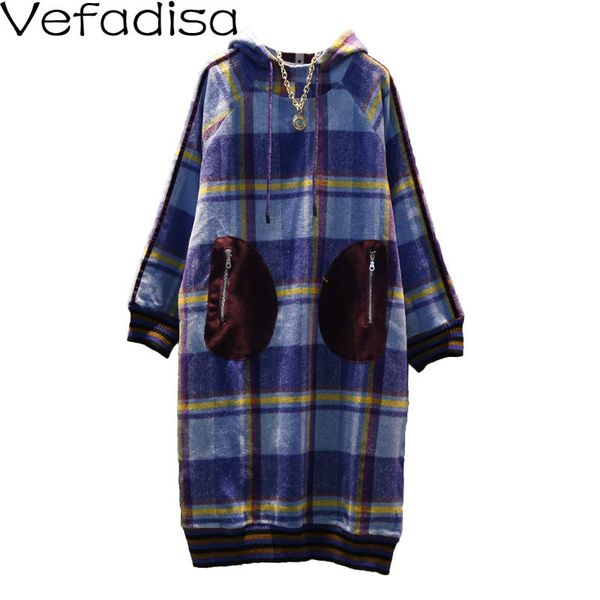 vefadisa woolen pullovers sweatshirt dress woman 2019 winter vintage plaid hooded sweatshirt dress black blue khaki qyf1002
vefadisa woolen pullovers sweatshirt dress woman 2019 winter vintage plaid hooded sweatshirt dress black blue khaki qyf1002