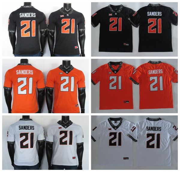 2019 ncaa oklahoma state cowboys jerseys 21 barry sanders jersey black white orange college football jersey stitched 150th
2019 ncaa oklahoma state cowboys jerseys 21 barry sanders jersey black white orange college football jersey stitched 150th