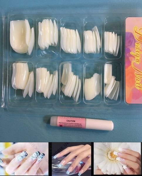 100 pcs fake false nails art salon diy french fashion beauty with box glue natural full tips, Red;gold
100 pcs fake false nails art salon diy french fashion beauty with box glue natural full tips, Red;gold