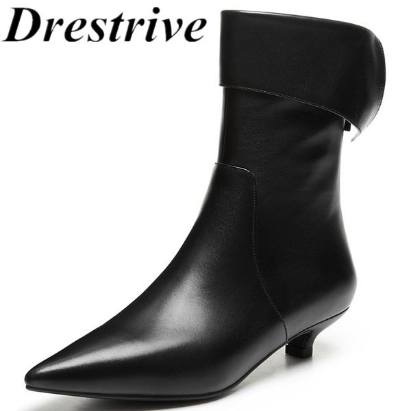 boots drestrive women's mid calf zipper cow leather black low heels 2021 autumn fashion pointed toe genuine
boots drestrive women's mid calf zipper cow leather black low heels 2021 autumn fashion pointed toe genuine