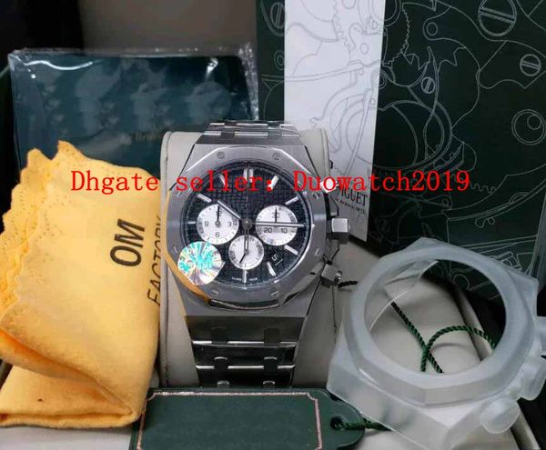 41mm men's basel world om factory chronograph stainless steel white dial black subdial eta7750 wristwatch, Slivery;brown
41mm men's basel world om factory chronograph stainless steel white dial black subdial eta7750 wristwatch, Slivery;brown