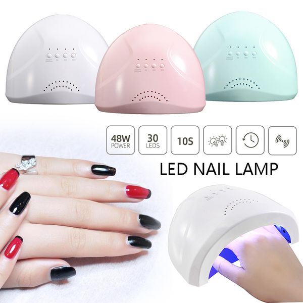 48w led uv nail drying lamp light gel polish cure nail dryer 3 timers 3 colors white type/30-led art tool
48w led uv nail drying lamp light gel polish cure nail dryer 3 timers 3 colors white type/30-led art tool