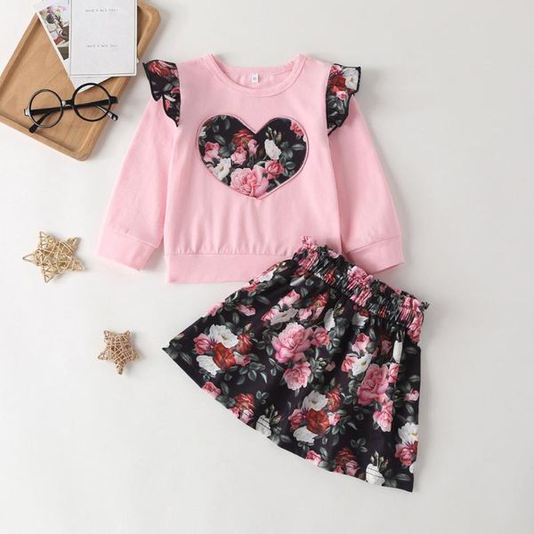 valentine newborn baby girls cute outfits kids girl love heart print floral skirt fashion sets toddler sleeve clothes, White
valentine newborn baby girls cute outfits kids girl love heart print floral skirt fashion sets toddler sleeve clothes, White