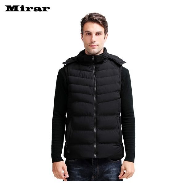 winter men's smart usb back large area neck electric heating warm down jacket, Black
winter men's smart usb back large area neck electric heating warm down jacket, Black