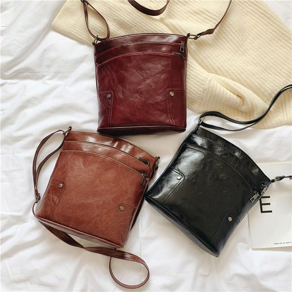 2019 bags women handbags leather simple fashion solid middle bag shoulder bag casual ladies zipper crossbody messenger bag#d
2019 bags women handbags leather simple fashion solid middle bag shoulder bag casual ladies zipper crossbody messenger bag#d