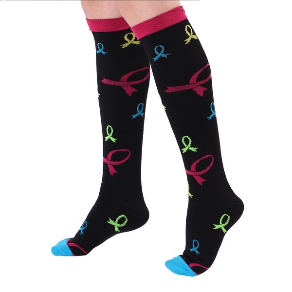 1 pair socks breathable fashion compression socks high stockings for cycling running sports basketball, Black
1 pair socks breathable fashion compression socks high stockings for cycling running sports basketball, Black