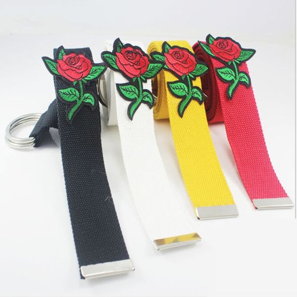 130cm summer canvas belt women canvas strap wide rose embroideried all-match buckle metal cloth tape casual jeans strap, Black;brown
130cm summer canvas belt women canvas strap wide rose embroideried all-match buckle metal cloth tape casual jeans strap, Black;brown