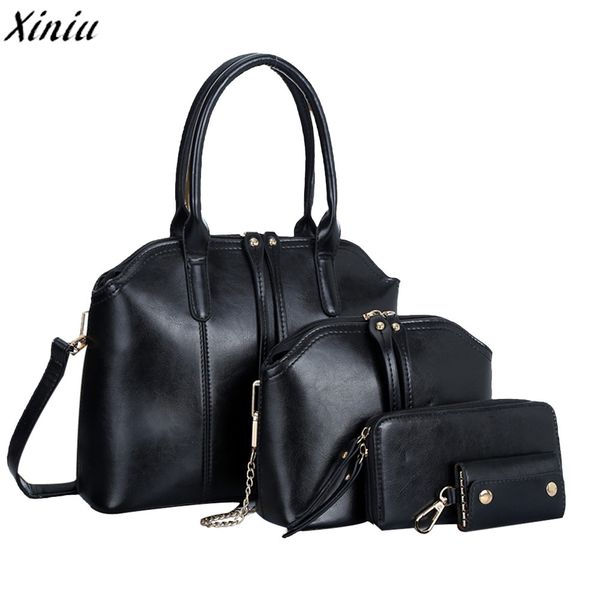 3pcs fashion women's handbag shoulder bag leather messenger bag satchel tote purse three bolsos mujer vintage
3pcs fashion women's handbag shoulder bag leather messenger bag satchel tote purse three bolsos mujer vintage