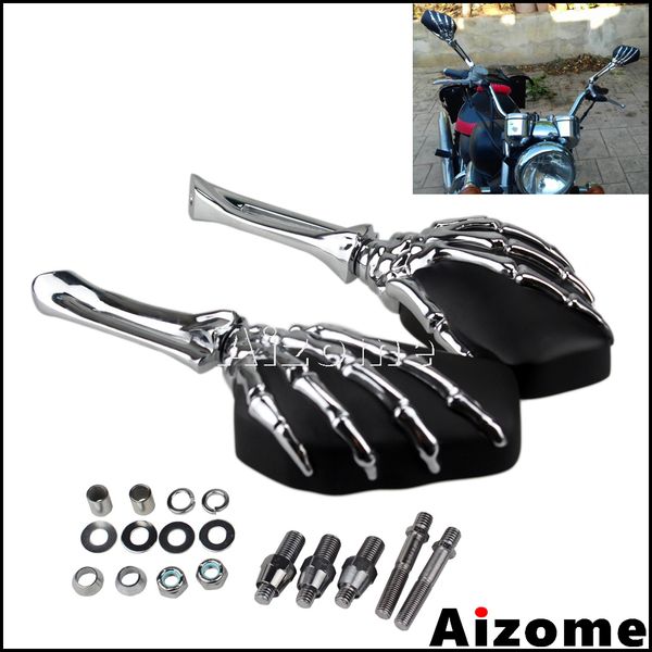universal motorcycle skeleton hand claw rearview side mirrors for softail sportster shadow intruder boulevard v-star custom
universal motorcycle skeleton hand claw rearview side mirrors for softail sportster shadow intruder boulevard v-star custom