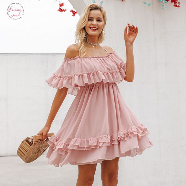 elegant ruffle off shoulder women dress spaghetti strap chiffon summer dresses casual holiday female pink short summer sundress, Black;gray
elegant ruffle off shoulder women dress spaghetti strap chiffon summer dresses casual holiday female pink short summer sundress, Black;gray
