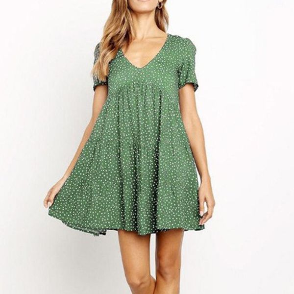 vestidos vintage polka dot printed short sleeve large swing dress summer beach dresses casual korean vestidos 2019 festa sweet, Black;gray
vestidos vintage polka dot printed short sleeve large swing dress summer beach dresses casual korean vestidos 2019 festa sweet, Black;gray