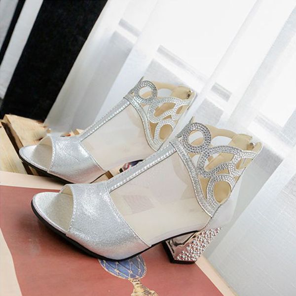 woman peep toe sandals women's pumps women fashion zip party shoes ladies crystal female square high heels footwear plus size 41, Black
woman peep toe sandals women's pumps women fashion zip party shoes ladies crystal female square high heels footwear plus size 41, Black