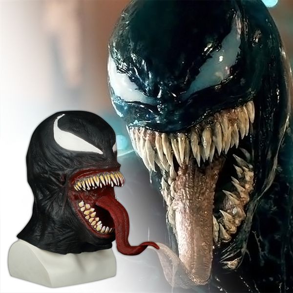 2019 new movie spider-man the venom mask cosplay spider man edward brock dark superhero venom latex masks helmet halloween party props
2019 new movie spider-man the venom mask cosplay spider man edward brock dark superhero venom latex masks helmet halloween party props